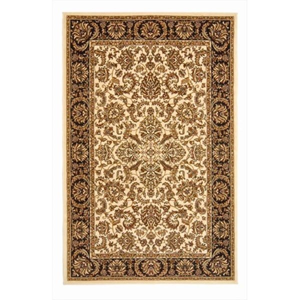Auric 1305-1113-IVORY Noble Rectangular Ivory Traditional Italy Area Rug, 2 ft. 2 in. W x 8 ft. H AU2643546